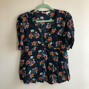 Zara floral top